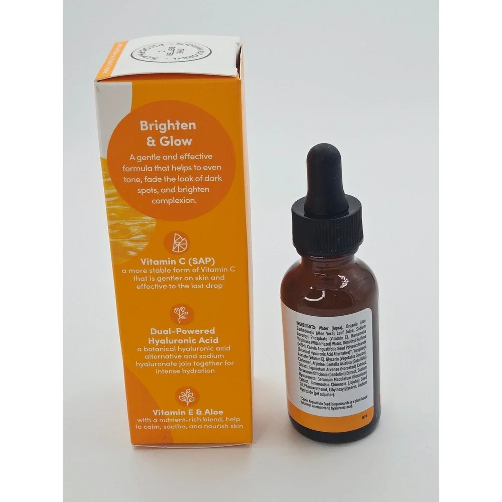 TruSkin Vitamin C Facial Serum with Hyaluronic Acid Vitamin E Aloe‎ 1 fl oz 30ml